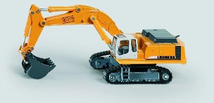 Siku Liebherr pelleteuse 1:87 - Grue hydraulique jouet jaune