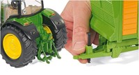 Siku John Deere 6210R tractor - speelgoed boerderijvoertuig 1:32 met metalen details-2
