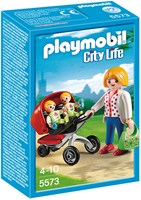 Playmobil City Life poussette - Landau jumeaux 5573 jouet