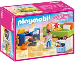 Playmobil Dollhouse - Kinderkamer met bedbank 70209