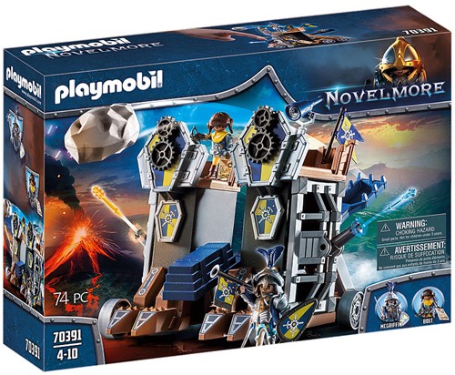 Playmobil Tour d'attaque mobile des chevaliers Novelmore - 70391