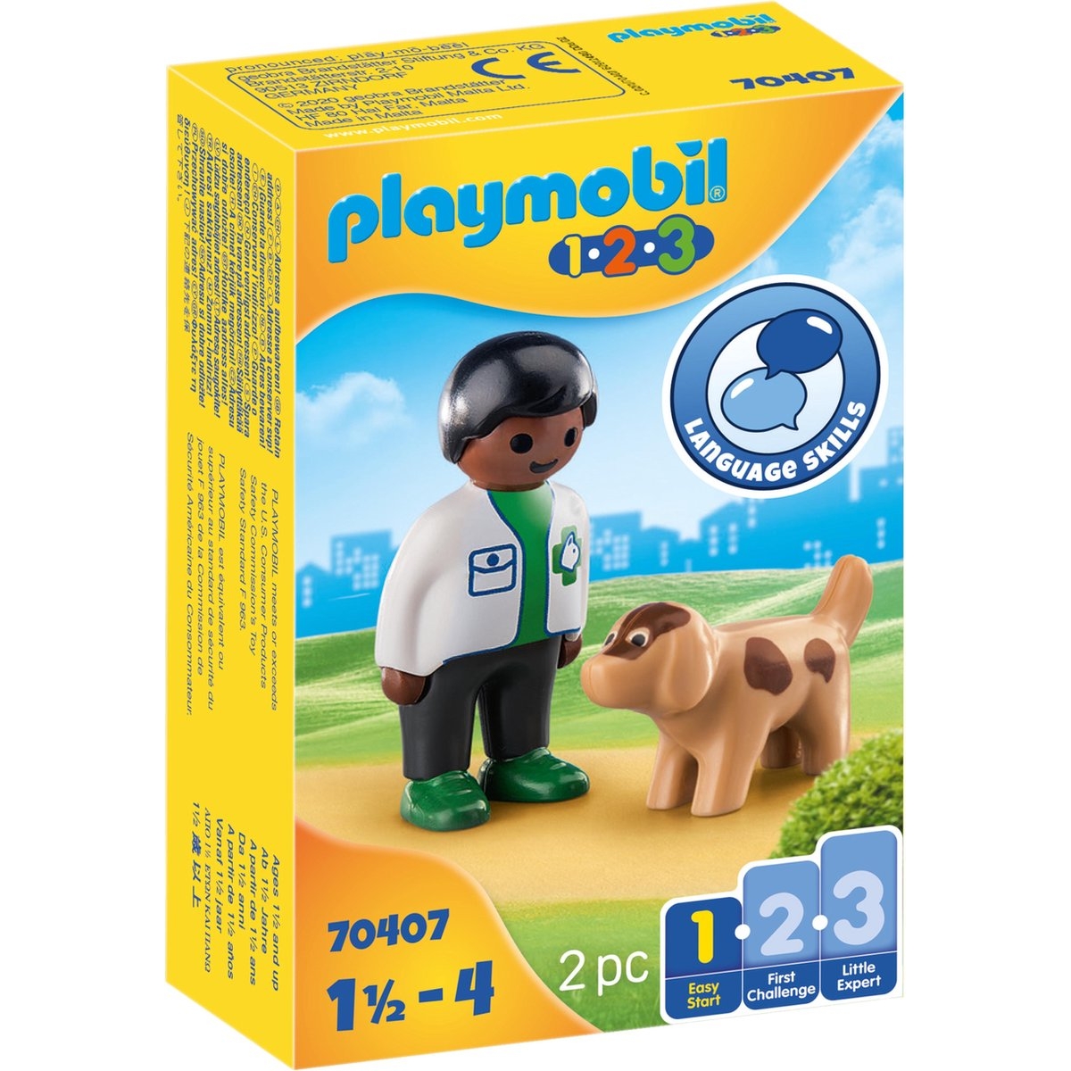Playmobil Vétérinaire avec chien - 70407
