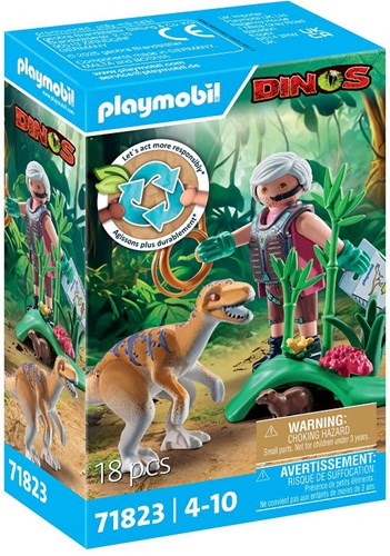 Playmobil dinosaurus bouwset Velociraptor speelfiguur