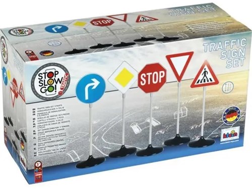 Klein panneaux de signalisation jouet éducatif - set de 5 - 72cm de haut-2