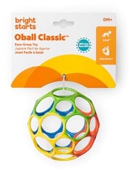 Oball Klassiek Blauw/Groen/Geel - 10 cm