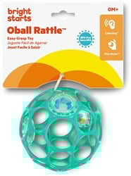 Oball Rammelaar 10 cm - Blauw / Groen