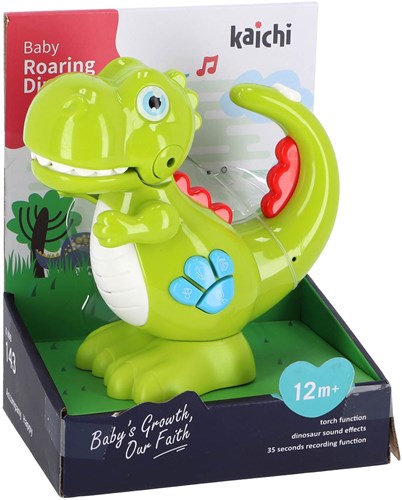 KiddyGo jouet lampe torche bébé dino avec musique et effets sonores