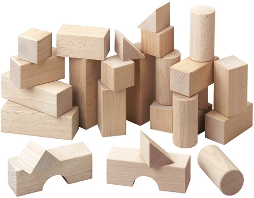 HABA Blocs de construction - Boîte de base (26 pièces)