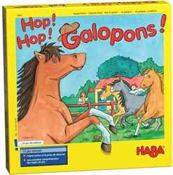 Haba kinderspel Hop in galop! houten paardenrace spel voor kinderen