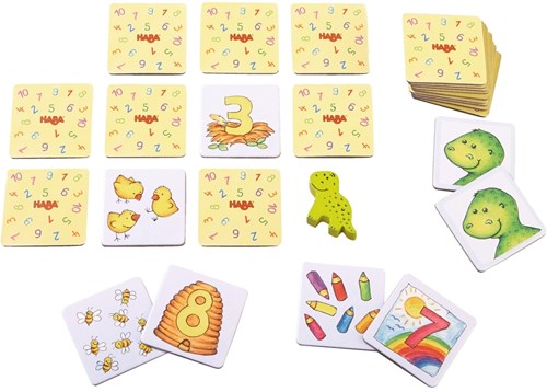 Haba jeu éducatif Dino des chiffres - jouet d'apprentissage pour enfants-2