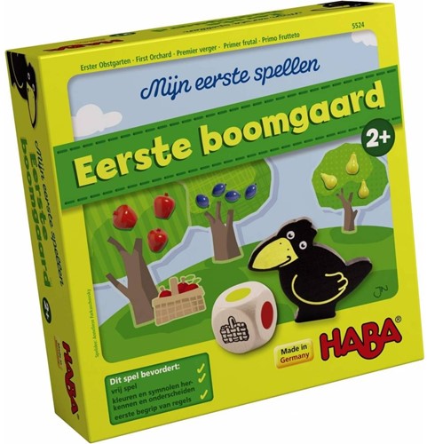 HABA Spel - Mijn eerste spel - Eerste Boomgaard (néerlandais) = allemand 4655 - français 3592