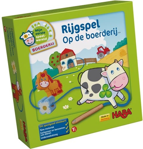 HABA Rijgspel Op de boerderij