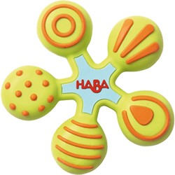 Haba grijpspeeltje ster - bijtspeeltje voor baby's - multikleur