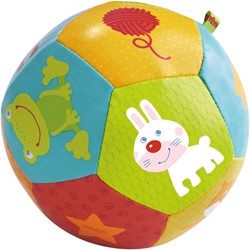 HABA Balle pour bébé Mes amis les animaux