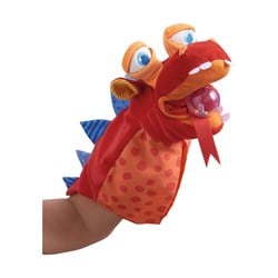 Haba handpop veelvraat - poppenkast speelgoed monster - creatief spel