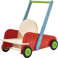 Haba loopwagen Broem houten duwwagen voor peuters en baby's