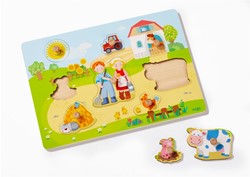 HABA Inlegpuzzel Op de boerderij