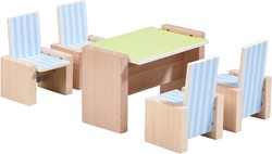 HABA Little Friends - Poppenhuismeubels Eetkamer
