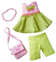 Haba vêtements poupée Papillon set 30 cm avec accessoires