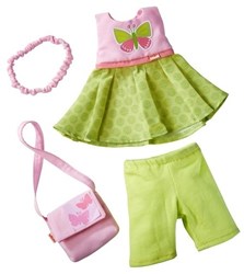 Haba vêtements poupée Papillon set 30 cm avec accessoires