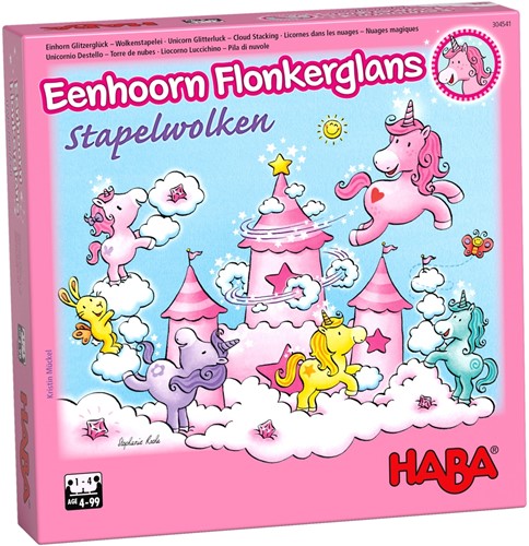 HABA Eenhoorn Flonkerglans - Stapelwolken