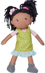 Haba poupée Cari - poupée bébé douce 30cm avec vêtements et cheveux