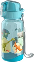 Haba gourde dinosaure bouteille enfant bleue 400ml sans BPA étanche
