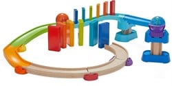 Haba knikkerbaan Kullerbü - ronde domino - kleurrijk houten speelgoed