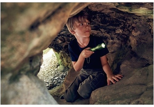 Haba zaklamp Terra Kids LED aluminium groen - kindvriendelijke buitenlamp-3