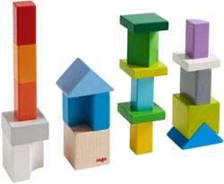 Haba bouwstenen 3D blokkenmix kleurrijk houten speelgoed creatief