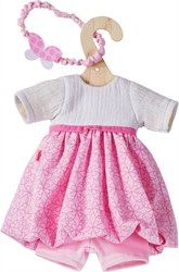 Haba vêtements poupée robe de rêve set 30 cm - rose - accessoires poupée