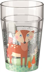 Haba glitterbeker bosdieren - drinkbeker met dieren en glitters