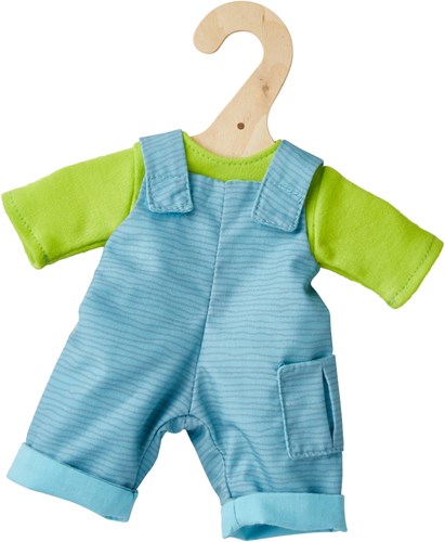 Haba poppenkleding vrijetijdsplezier set 30 cm blauw groen - poppen accessoires