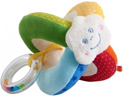 Haba balle en tissu monde arc-en-ciel jouet bébé sensoriel