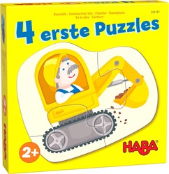 HABA 4 eerste puzzels - Bouwplaats