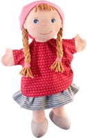 Haba handpop Katrien - poppenkast pop - rollenspel speelgoed