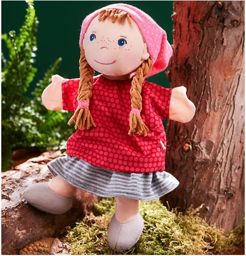 Haba handpop Katrien - poppenkast pop - rollenspel speelgoed-2