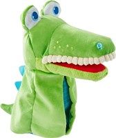Haba handpop krokodil Veelvraat - interactieve pop voor kinderen