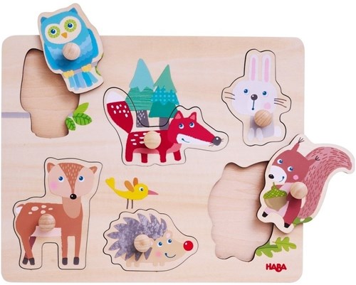 HABA Inlegpuzzel Bosdieren-3