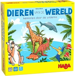 HABA bordspel Dieren van de Wereld - kennisreis door de wildernis