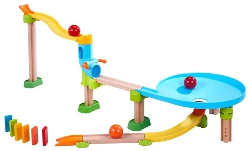 HABA Kullerbü Knikkerbaan Basisdoos Knikkerfile - 33-delig-3