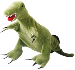 Beleduc handpop T-rex dinosaurus poppenkast knuffel