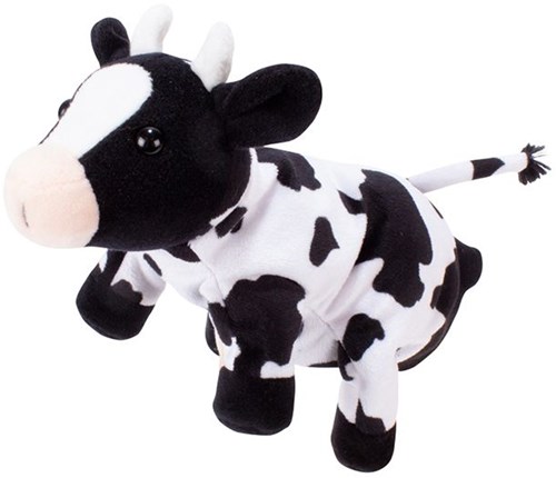 Beleduc marionnette vache - théâtre textile enfant