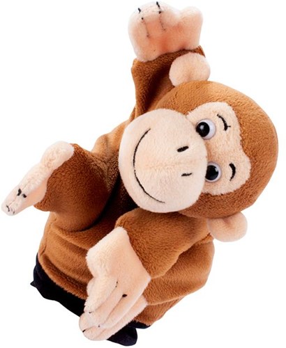 Beleduc handpop aap pluche speelgoed - handpop voor kinderen