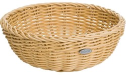 Westmark Saleen broodmand rond 23x9cm - beige mand voor brood en fruit