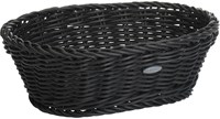 Westmark panier à pain ovale plastique 26x19x8cm noir design moderne