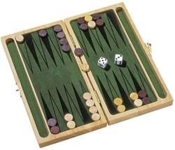 Goki jeu de backgammon en bois pour enfants et adultes - bois FSC