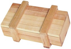 Goki magische trucdoos houten puzzelbox met geheime opening
