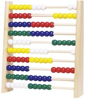 Goki telraam houten educatief speelgoed kleurrijk 25x29 cm