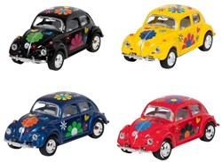 Goki Volkswagen speelgoedauto Beetle 1967 die-cast 1:64 met print